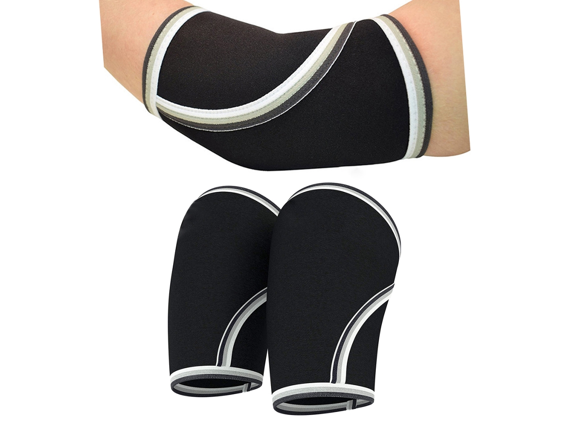 1 Par De Coderas Protectoras De 5 Mm Para Levantamiento De Pesas, Powerlifting Y Entrenamiento Cruzado.