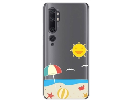 Carcasa Xiaomi Mi Note 10 TUMUNDOSMARTPHONE Dibujos Transparente Multicolor