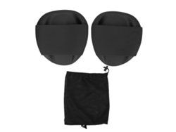 Pala De Natación Para Entrenamiento En Pp Y Silicona Negra Con Diseño Ergonómico Para Brazadas Amplias.