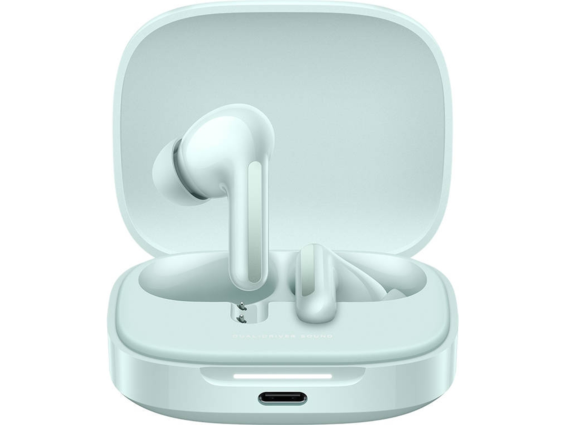 Auriculares Bluetooth True Wireless XIAOMI Redmi Buds 6 (In Ear - Micrófono - Noise Cancelling - Verde)