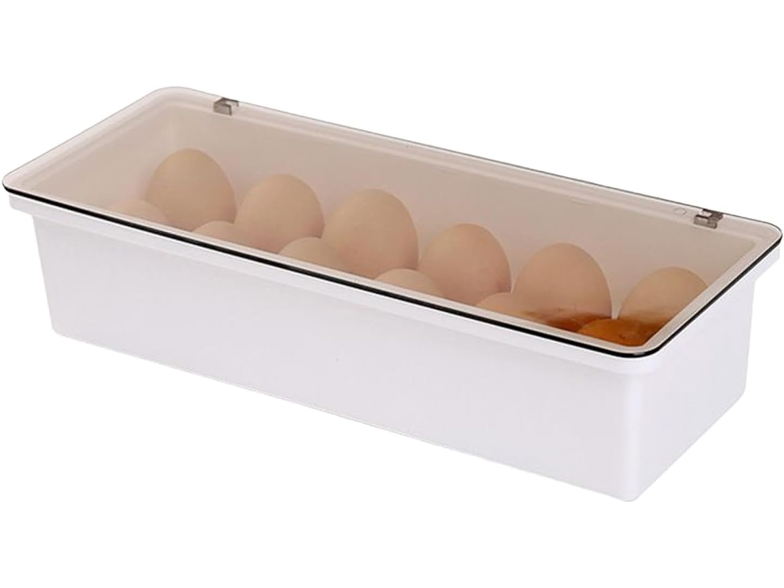 Soporte Para Huevos - Dispensador De Huevos De 12 Compartimentos Para Refrigerador | Cajas De Almacenamiento Saver
