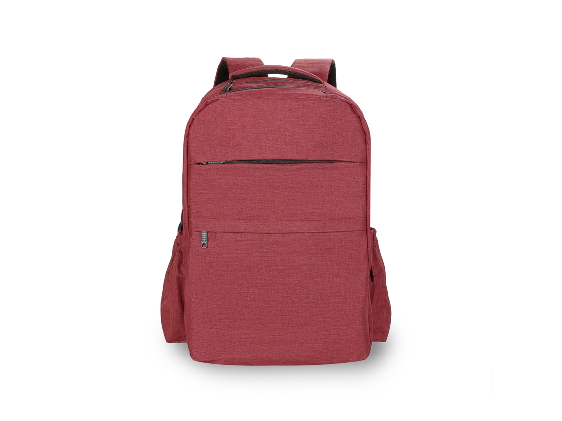 Bolsa de pañales impermeable, multifuncional, de gran capacidad, con asas dobles para guardar pañales y mochila para bebé. Yunzii, color rosa rojo