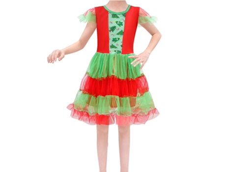Disfraces navideños cosplay vestido infantil set 110