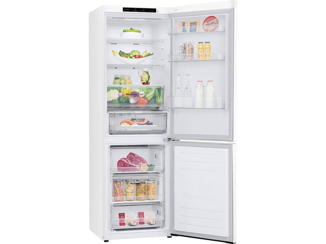 Ortografía parálisis Retener Frigorífico Combi LG GBB61SWGCN (No Frost - 186 cm - 341 L - Blanco)