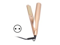 Plancha De Pelo Eléctrica 2 En 1 Con Luces Led, Ligera, Portátil, Con Control Preciso De La Temperatura Y Diseño Fácil De Usar.