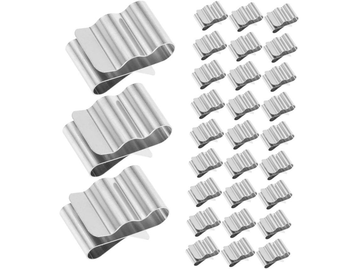 30 Paneles Solares De Acero Inoxidable