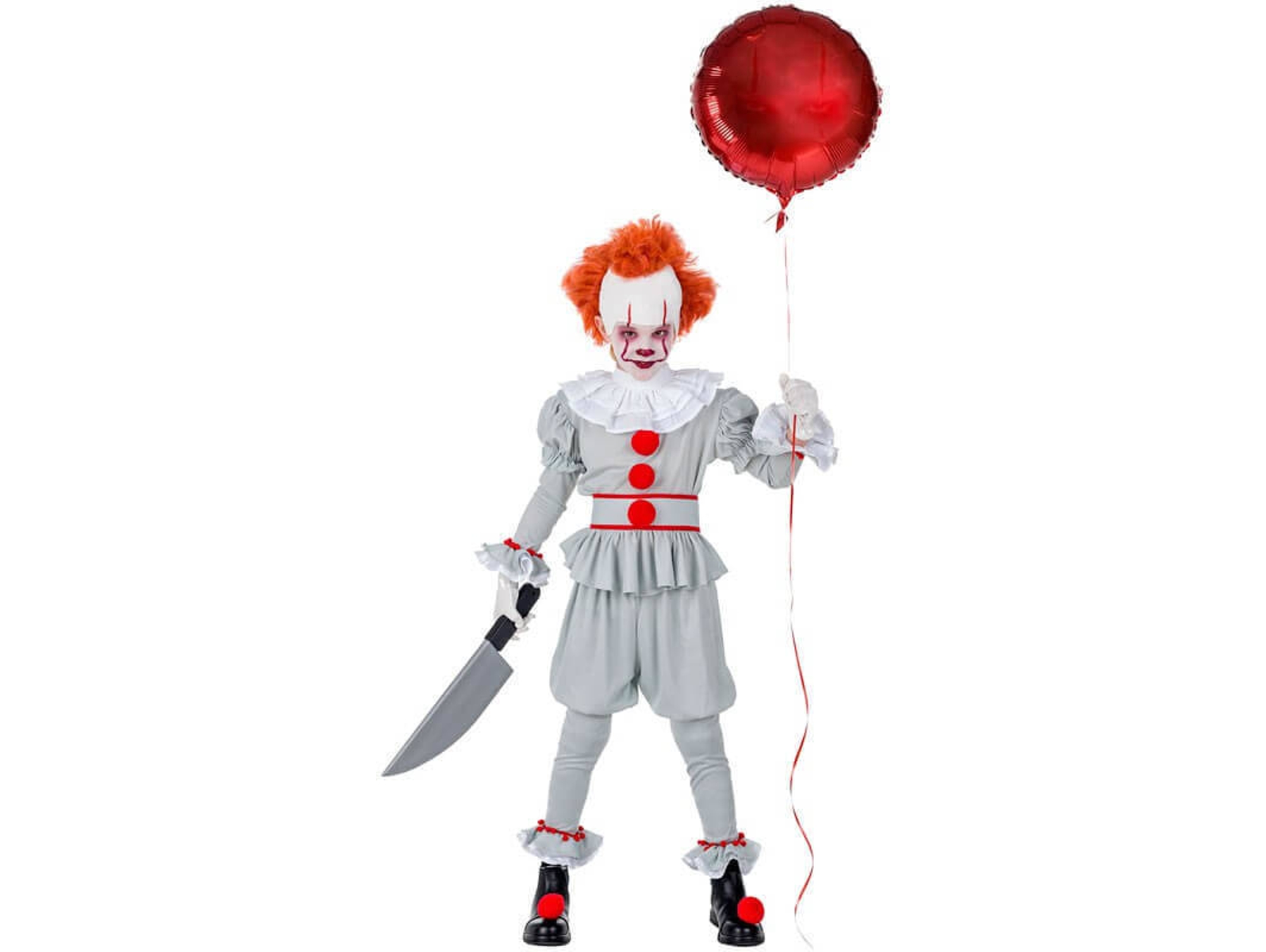 Disfraz de Niño DISFRAZZES Payaso Aterrador (Talla: 10 a 12 años)