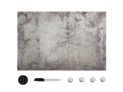 vidaXL Pizarra magnética de pared vidrio 60x40 cm