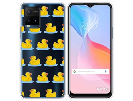 Carcasa Vivo Y21s / Y33s TUMUNDOSMARTPHONE Dibujos Transparente Multicolor