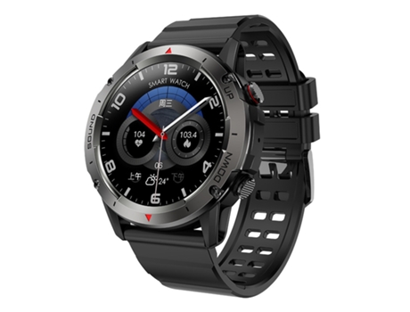 Smartwatch Monitorización del ritmo cardíaco Bluetooth Información de llamada Push Black JL-EIGHT