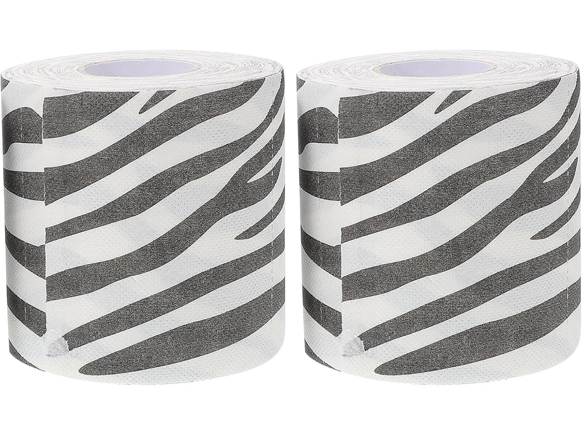 Papel Higiénico Estampado Animales Impreso 3d 2 Rollos Suaves Formato Práctico Diseño Baños