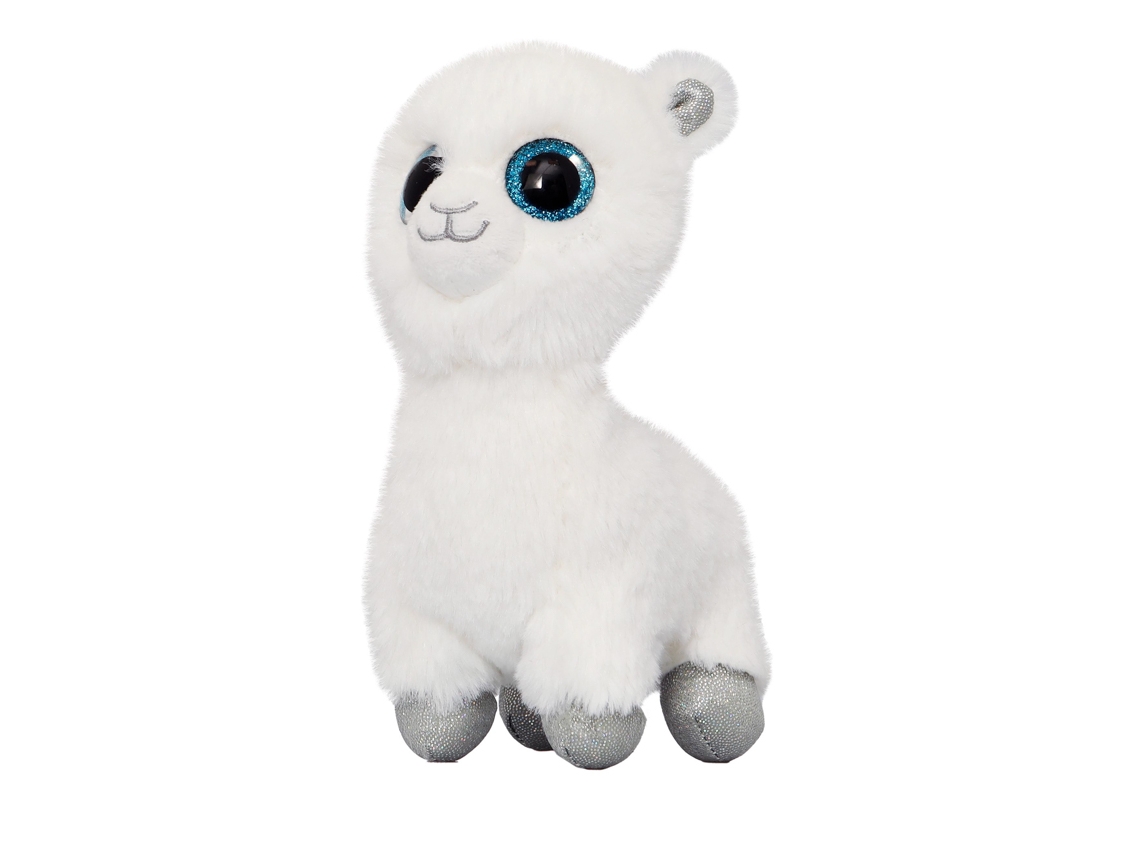 Peluche WILD PLANET Alpaca Blanca (15 x 9.5 x 18 cm - Poliéster)