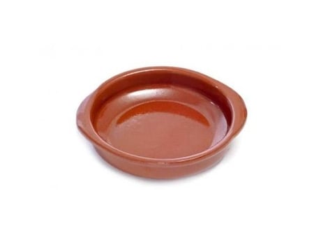 Cazuela barro redonda asas 16 cm