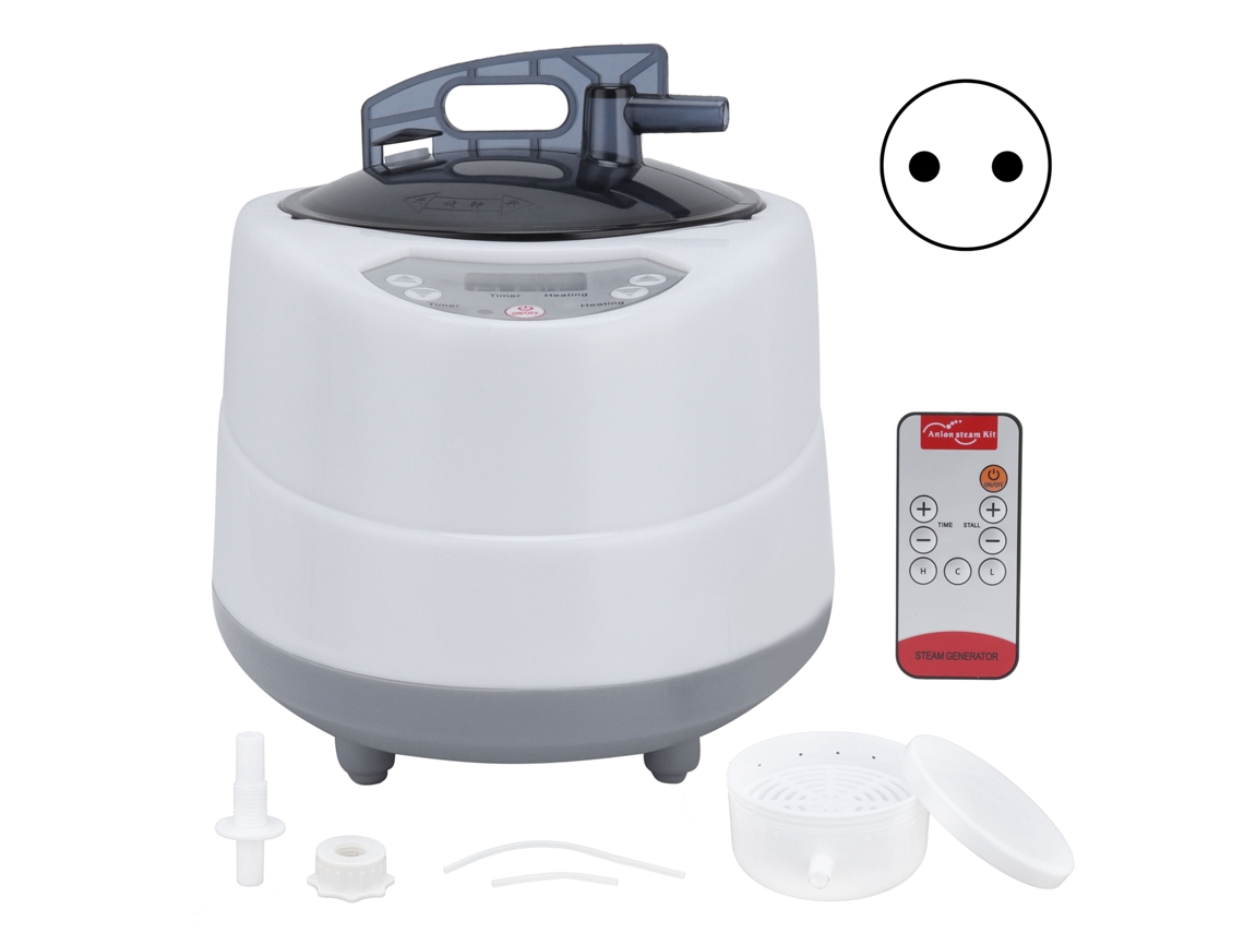 Sauna de vapor para el hogar, 1000 W, 2,0 l, portátil, para la desintoxicación del cuerpo y el sudor.