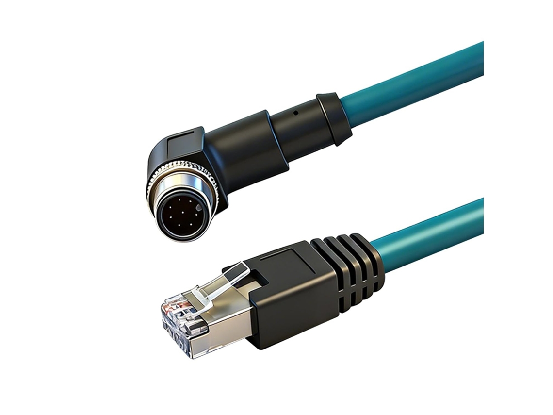 Adaptador De Red Con Conector Rj45 Gigabit Ethernet De 8 Pines Recto Para Equipos De Transmisión De Datos