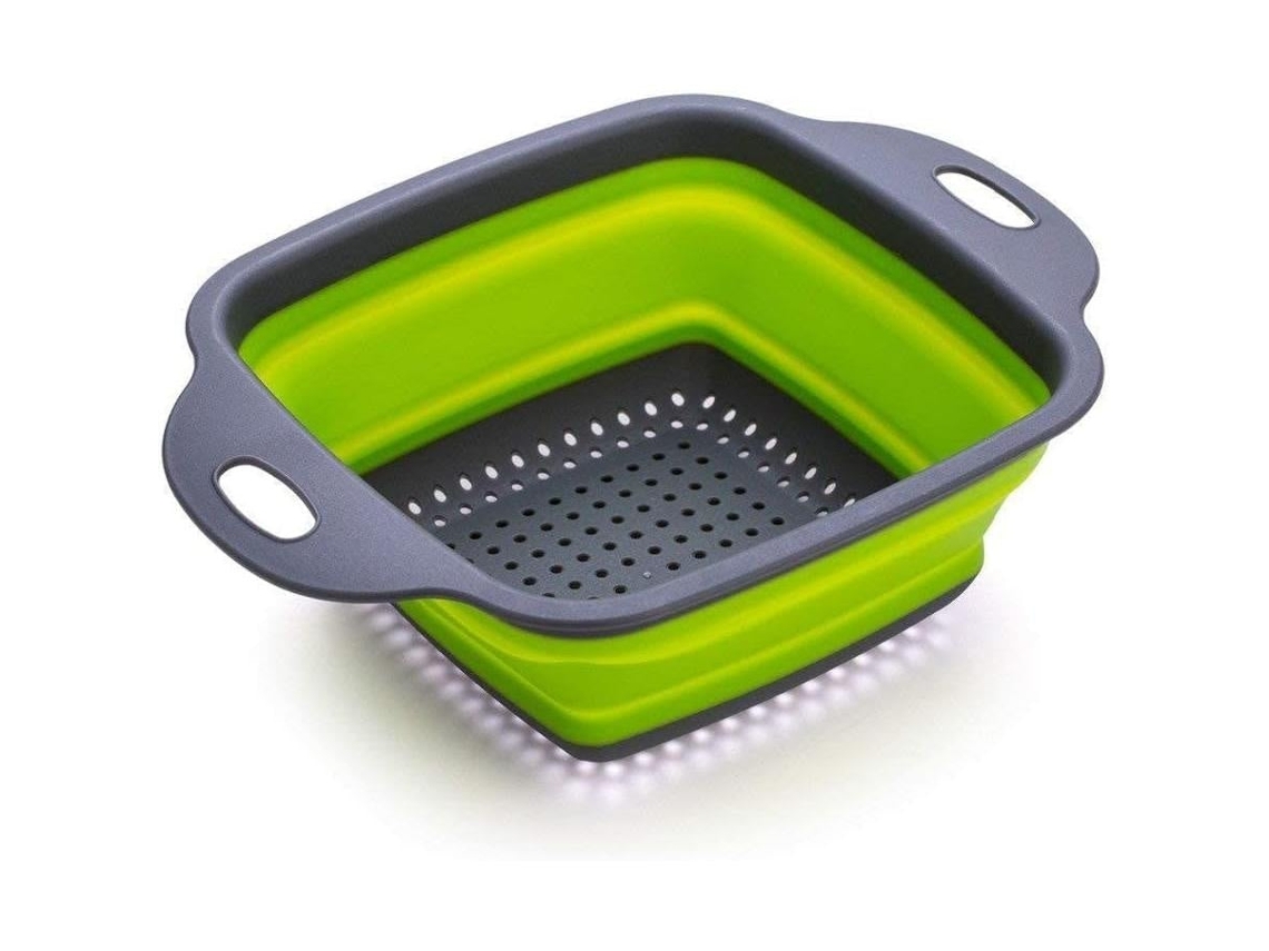 Escurridor Plegabe Cocina Ducomi Colador Nuevo, Envio 24h (verde)