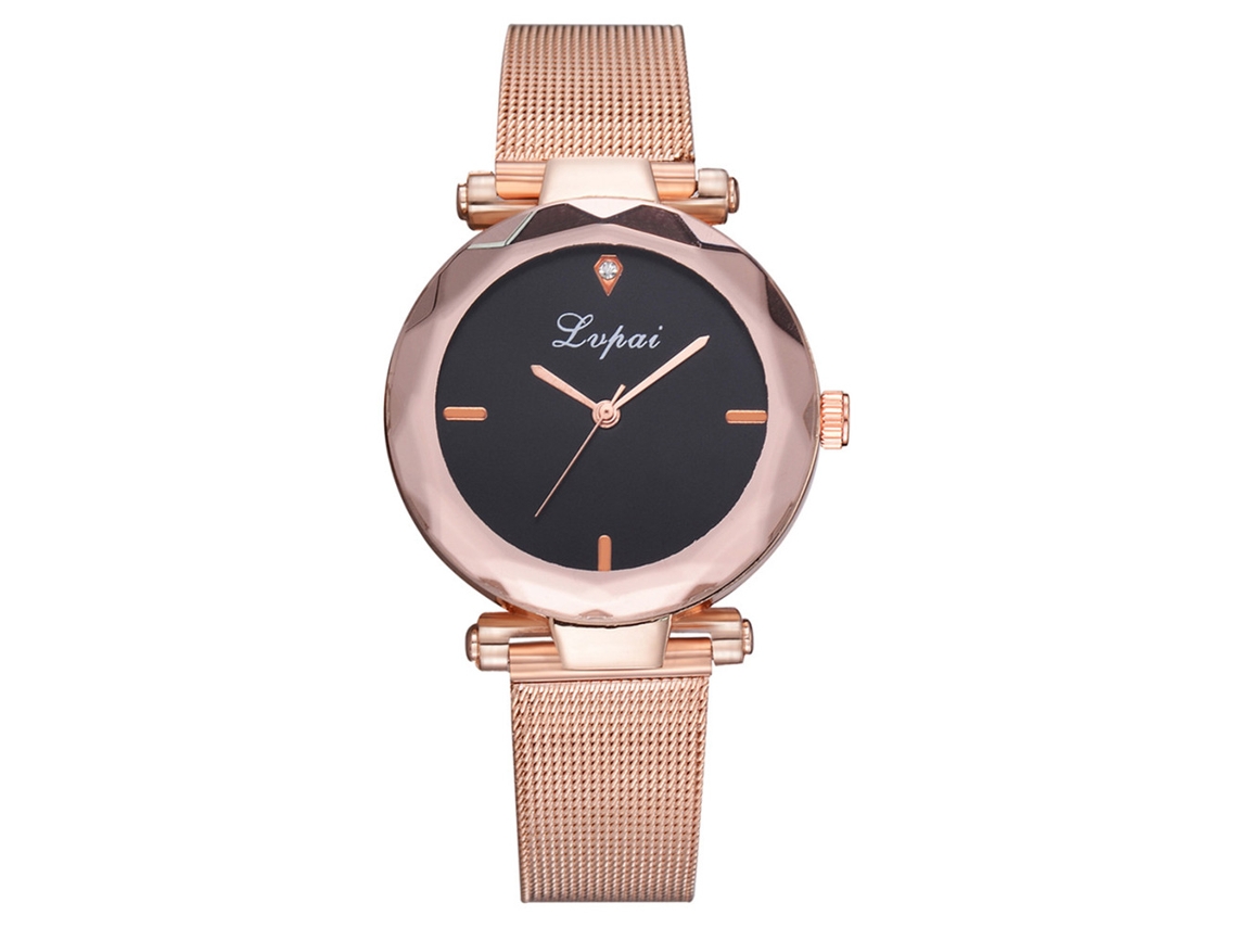 Reloj De Cuarzo Elegante Para Mujer Ivpai Con Correa De Malla A La Moda.