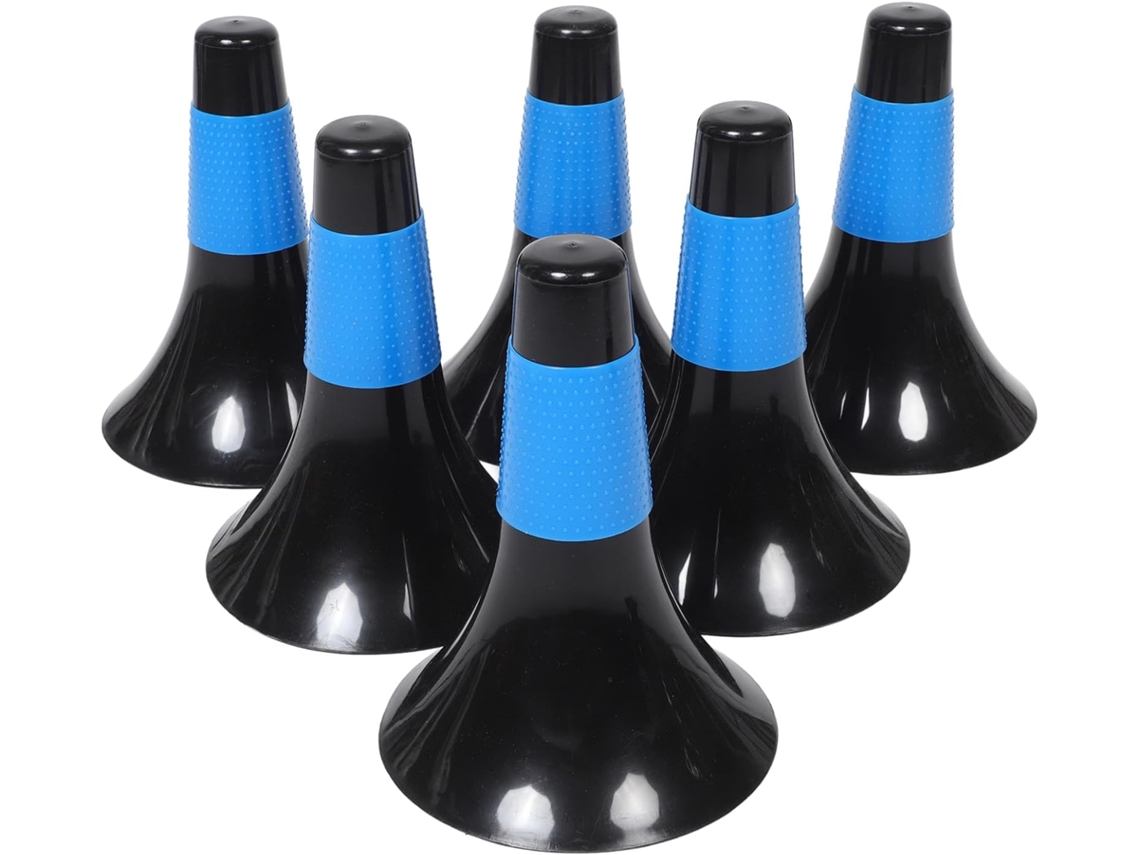 Juego de 8 conos de plástico para entrenamiento de baloncesto