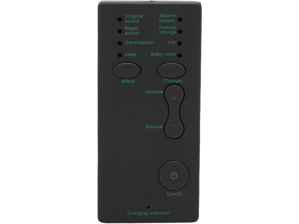 Cambiador De Voz Port Til Mezclador Audio Con Interfaz 3 5 Mm 8 Modos M Quina Efectos Sonido Recargable Por Usb Para