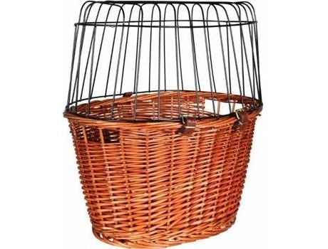 Transportín para Perros TRIXIE Rígido (Marrón - Plástico - Hasta: 8 Kg - S - Porte Pequeño)