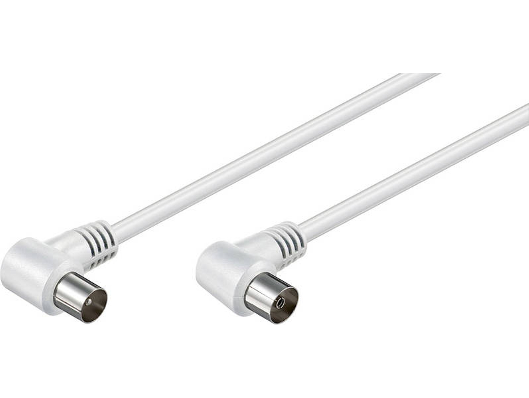 Cable de Antena GOOBAY (Coaxial - 1.5 m - Blanco)
