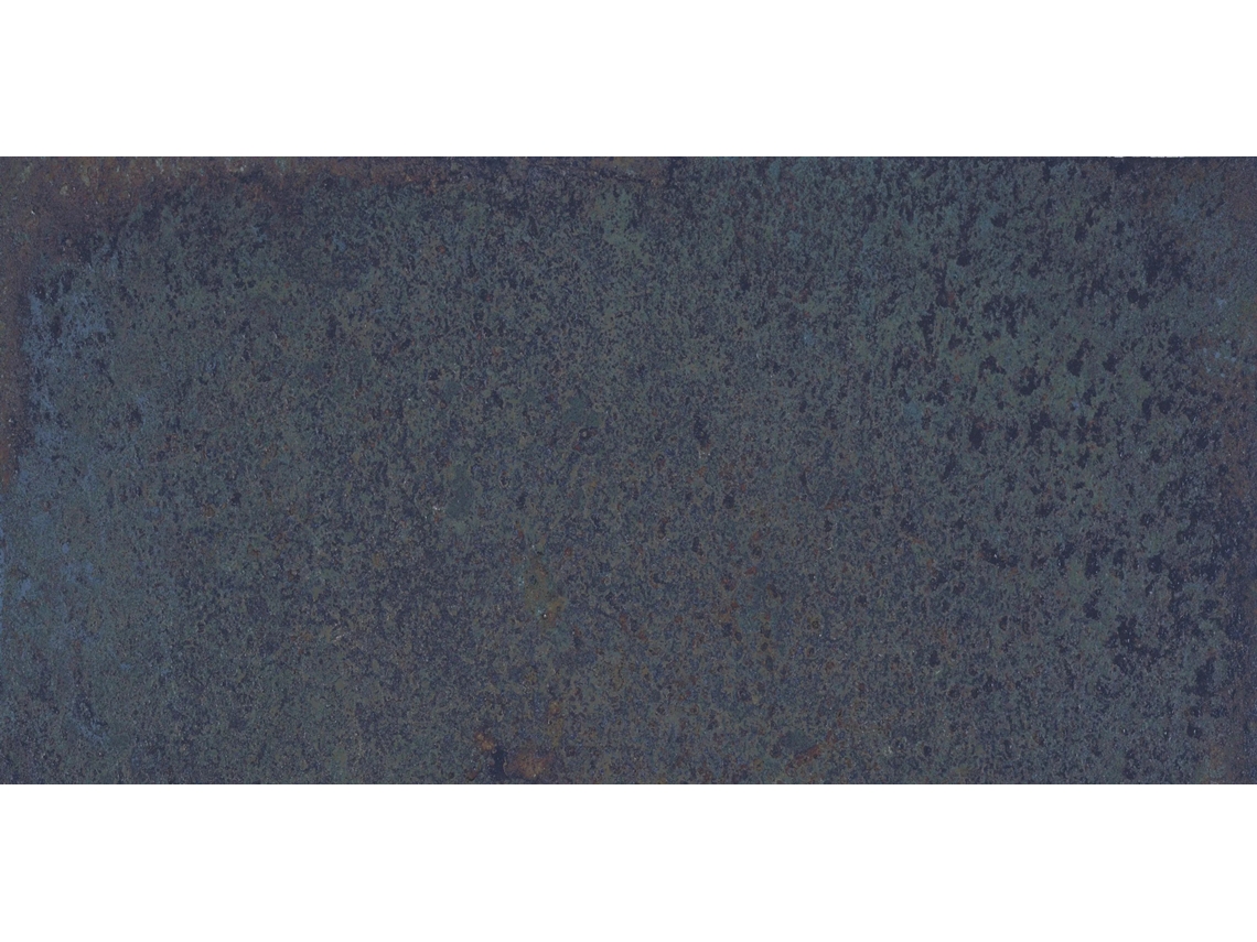 Tarima de Porcelánico Efecto Acero Corten (36 Unidades) / 100x50x2 cm / Azul Óxido