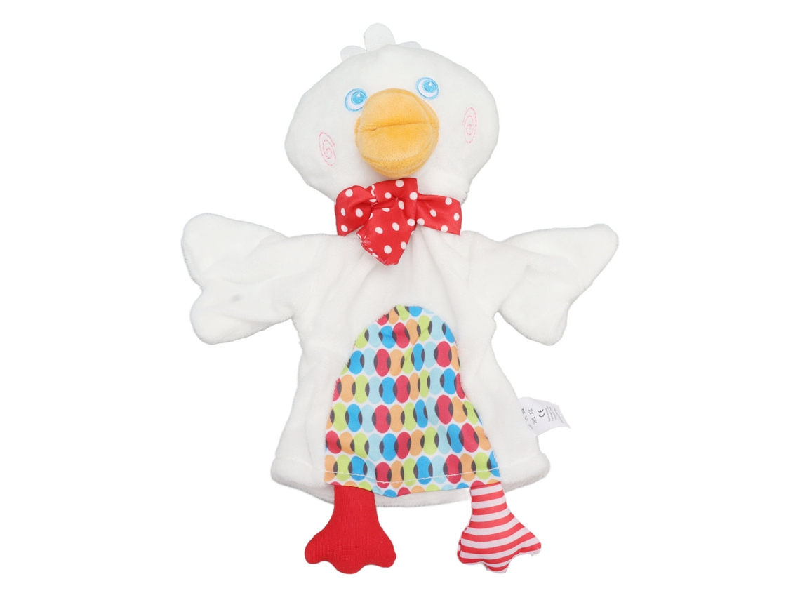 Manta de seguridad para bebé con peluche de animal, manta para abrazar al bebé con diseño de dibujos animados