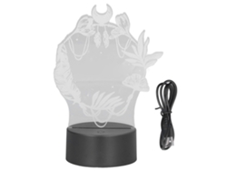 Luz nocturna LED con forma de flor 3D, 7 colores, interruptor táctil, alimentación por USB, adorno de mesa para dormitorio, regalo de cumpleaños para niños