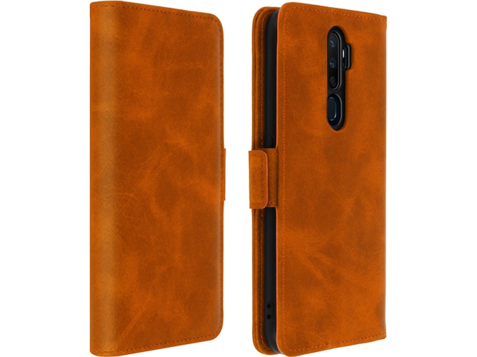 Funda Samsung A9 2020, A5 2020 AVIZAR FOLIO-BOOK-CM-OPA9 Marrón