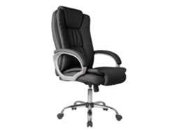 Sillón de Oficina Karen elevable y reclinable Piel sintética Color Negro VS VENTA-STOCK 72 x 68 x 110