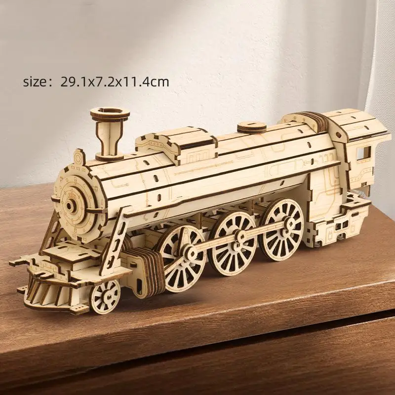 (estilo 6) Kit De Modelo De Coche Mecánico Para Armar, Rompecabezas De Madera 3d