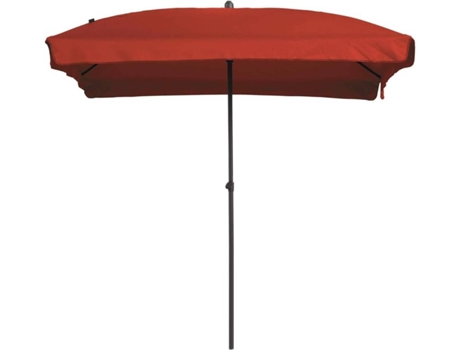 Madison Sombrilla Patmos Luxe rectangular 210x140 cm rojo ladrillo