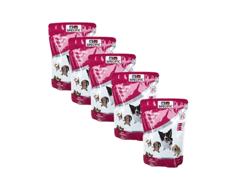 Lanches ESPECÍFICOS para Cães Raças Pequenas Guloseimas Saudáveis Mini Pack 6 Sacos x 300 Gr
