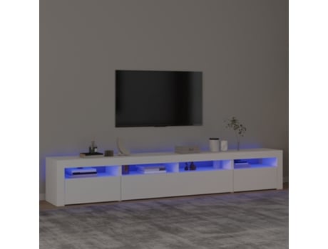 Mueble De Tv VIDAXL Blanco Madera contrachapada (240x35x40 cm)