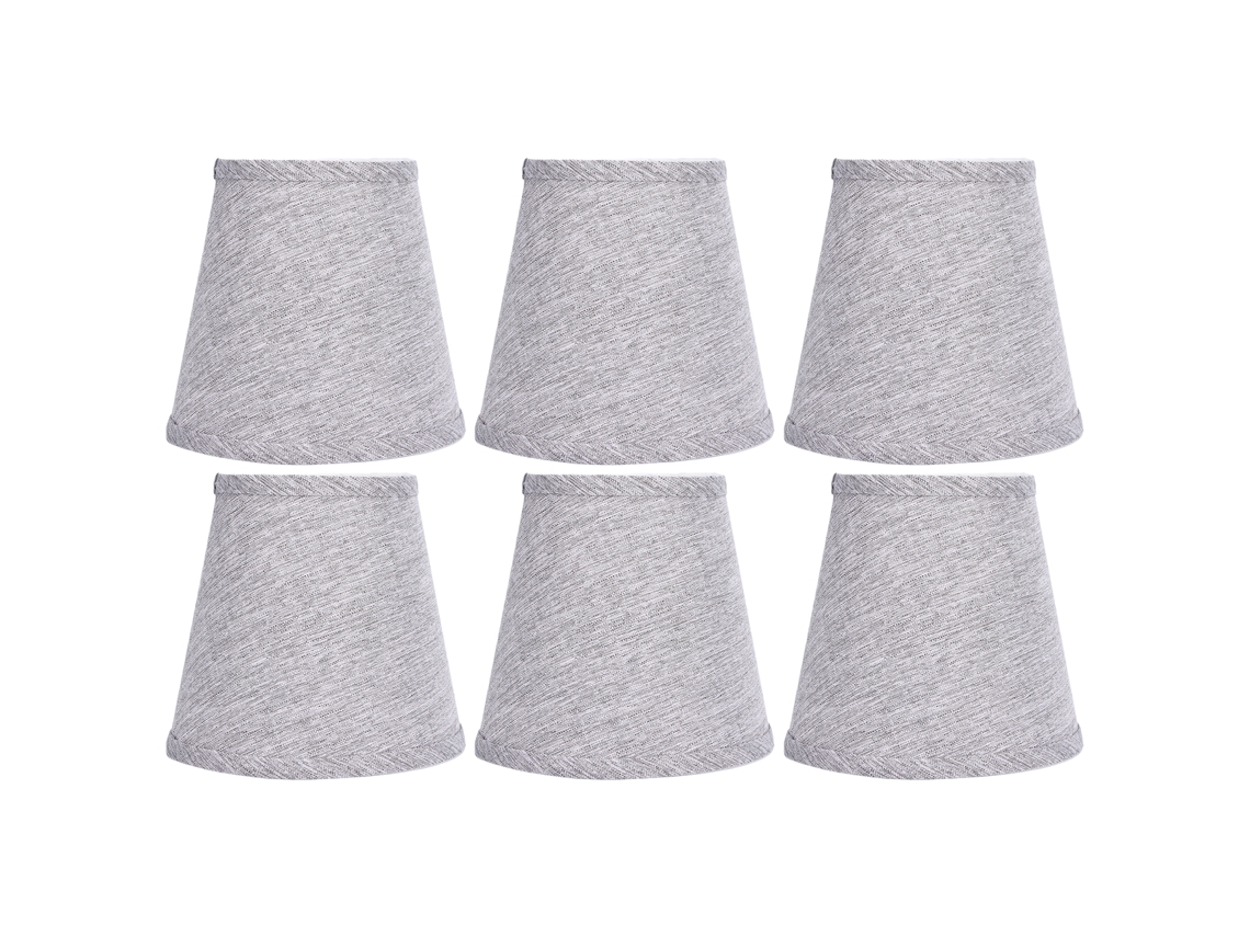 Lámpara de mesa E14 con textura gris plateada, modelo BJ-6, para iluminación de techo de hotel/salón.