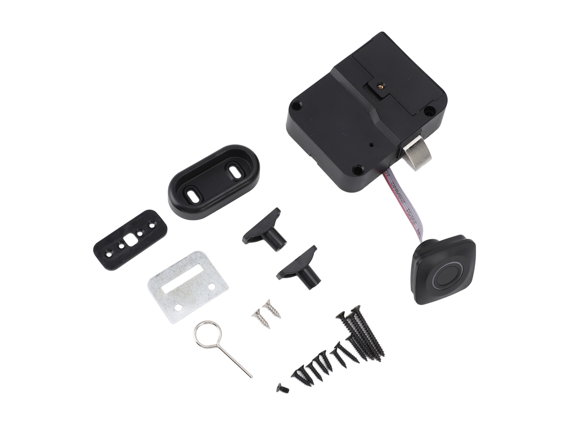 Cerradura Biométrica Inteligente Sin Llave Para Armario/cajón Con Sensor De Huellas Dactilares Y Batería.
