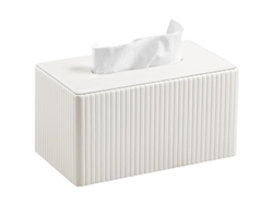 Funda Caja Pañuelos Pu Extragrande, Cierre Magnético, Marfil