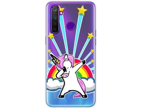 Carcasa Realme 5 Pro TUMUNDOSMARTPHONE Dibujos Transparente Multicolor
