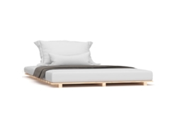 Maison Exclusive - Estructura De Cama Madera Maciza De Pino 135x190 Cm