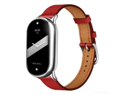 Correa para Xiaomi Smart Band 10/9/8 - Piel - Hebilla plateada fina