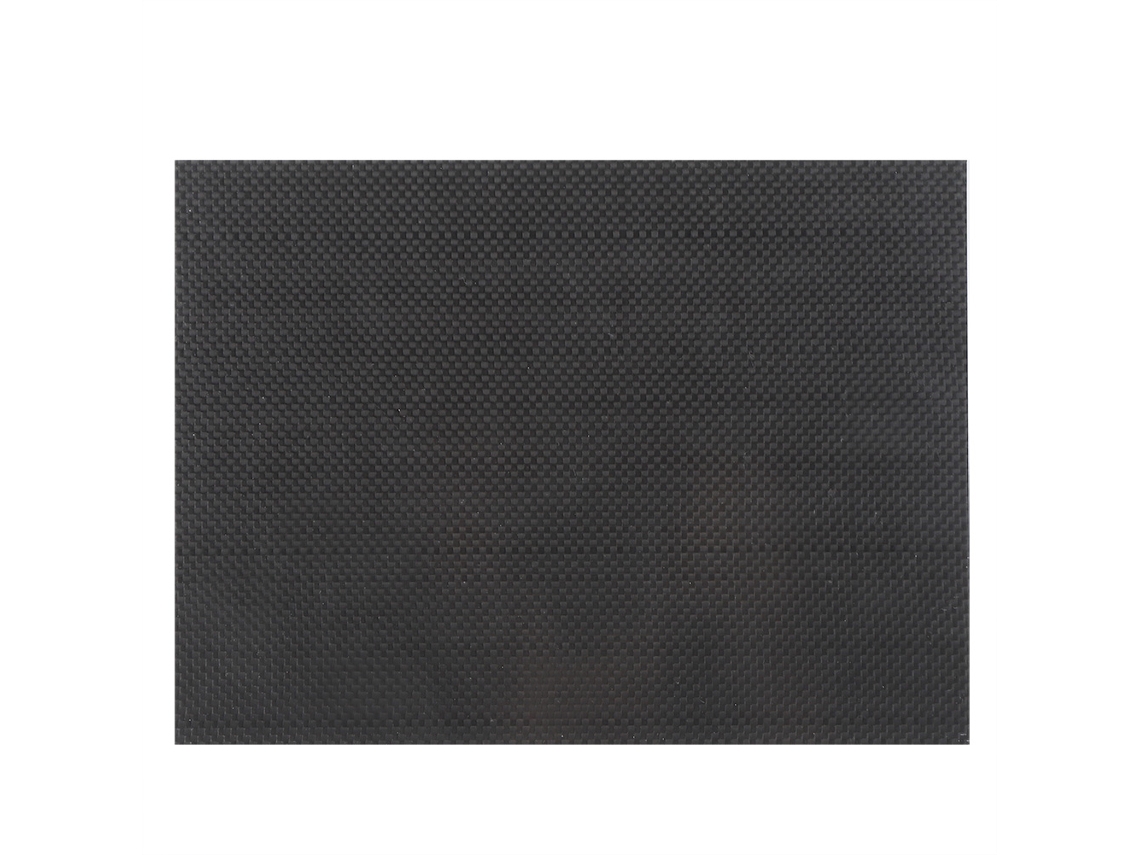 Lámina De Fibra De Carbono De Sarga De Alta Dureza Con Superficie Brillante De 230x170x0,5 Mm.