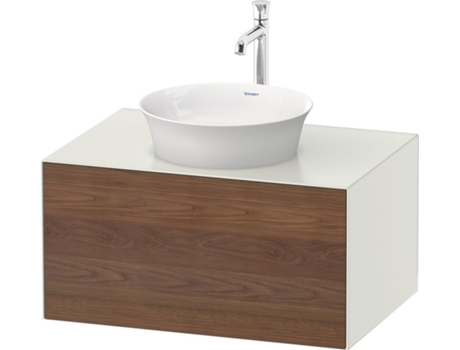 DURAVIT Tulip blanco, mueble de baño montado en la pared, ancho 800 x profundidad 550mm, con 1 extractor, con tecnología de punta, WT49750