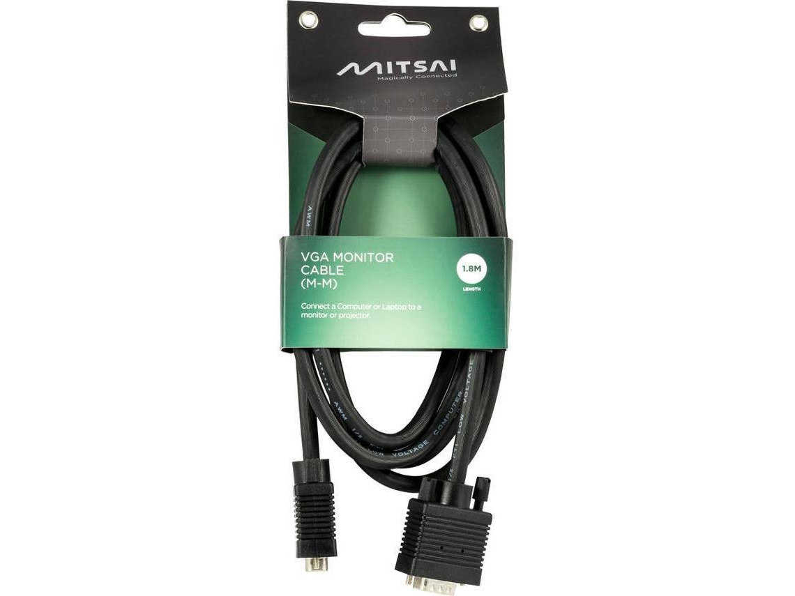 Cable MITSAI VGA Básico 15PIN (Outlet Caja Abierta - 1.8 m)