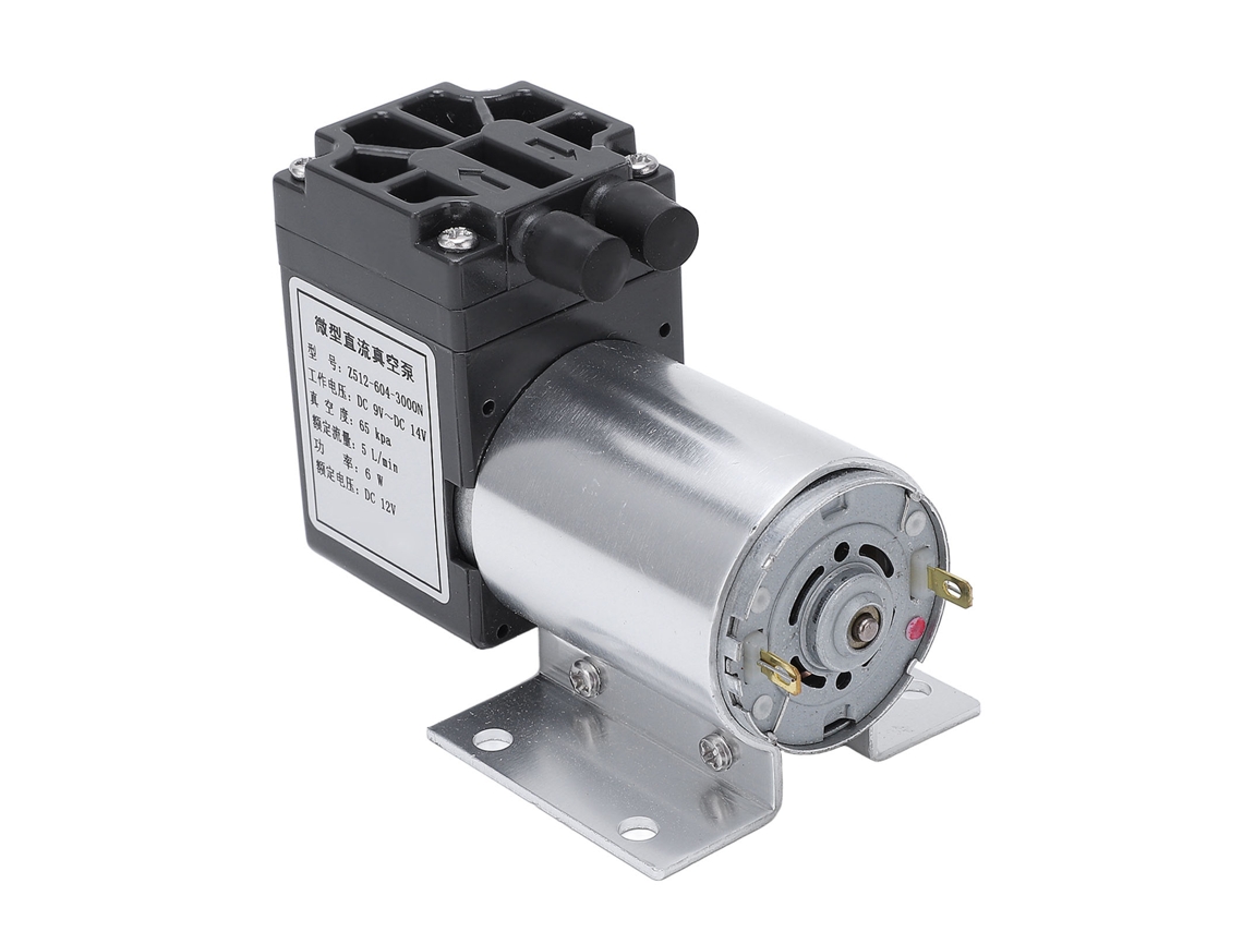 Bomba De Vacío Mini Portátil De Baja Ruido, Abs Y Aluminio, Presión Negativa, 12v Dc, Ideal Para Succión De Aire En Electrónica.