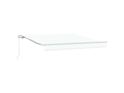 Maison Exclusive - Toldo Retráctil Manual 350 X 250 Cm Poliéster Y Aluminio