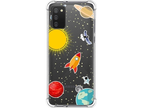 Carcasa Samsung Galaxy A02s TUMUNDOSMARTPHONE Espacio Multicolor