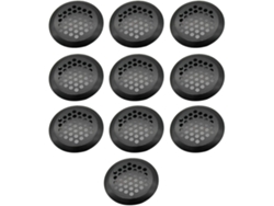 10 Rejillas De Ventilación Redondas De Acero Inoxidable, 35 Mm Agujeros, Ventiladores Redondos Para Gabinetes Oficinas Baños