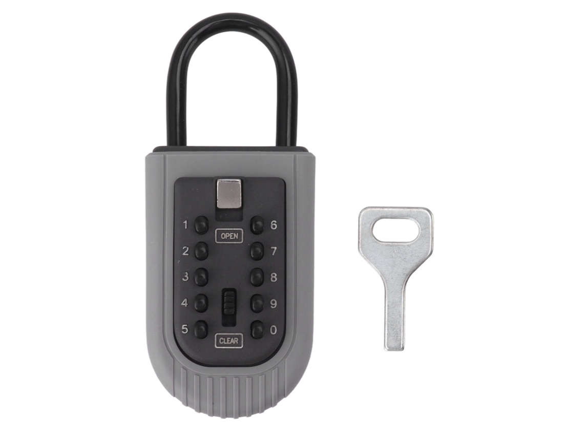 Caja De Seguridad Con Cerradura De Llave, Acceso Mediante Código, Resistente A La Intemperie, Para Montaje En Pared,