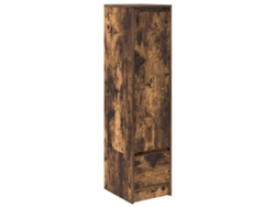 Maison Exclusive - Aparador Alto Roble Ahumado 29,5x34x119,5 Cm Madera Ingeniería