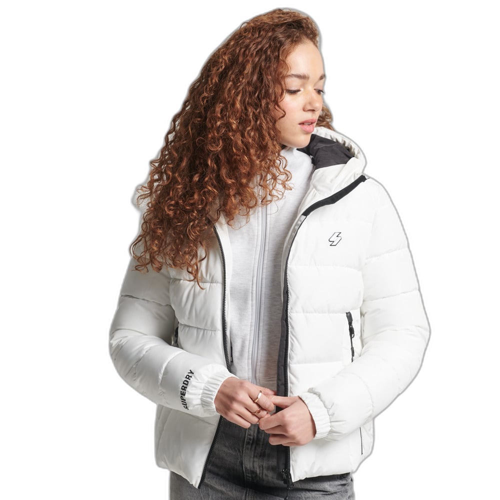 Superdry Hooded Spirit sports puffer chaqueta para mujer multicolor 40